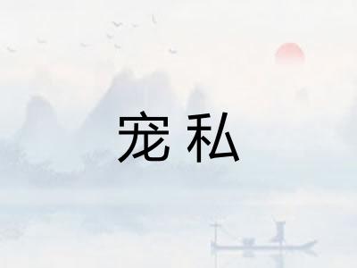 宠私