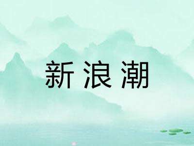 新浪潮