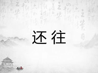 还往