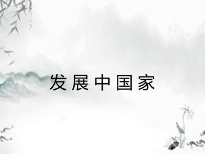 发展中国家