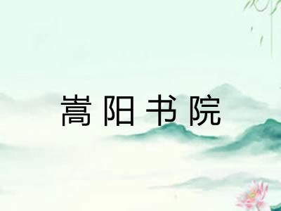 嵩阳书院