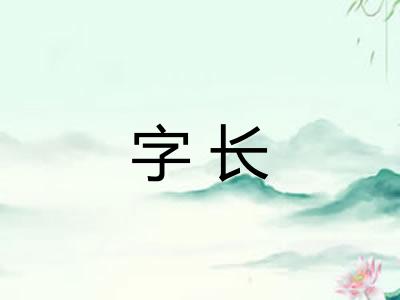 字长