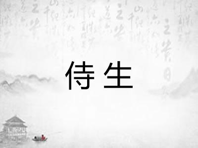 侍生