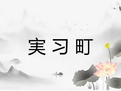 実习町
