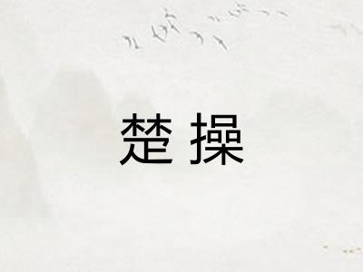 楚操