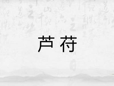 芦苻