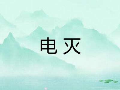 电灭