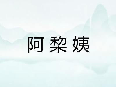 阿棃姨