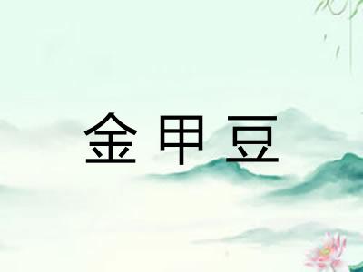 金甲豆