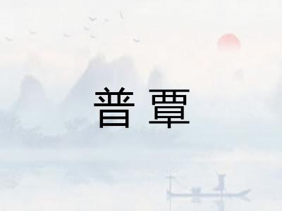 普覃