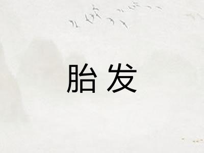 胎发