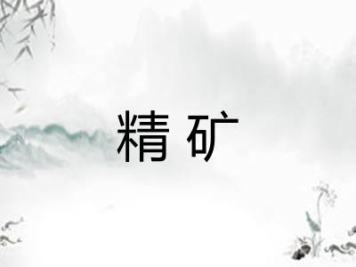精矿