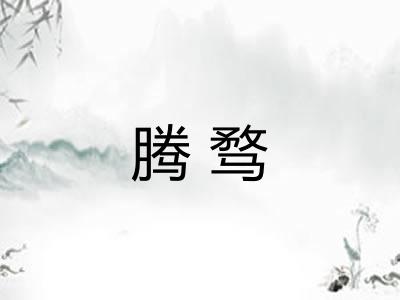 腾骛