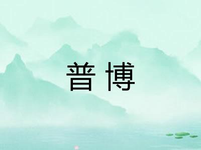 普博