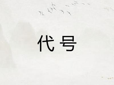 代号