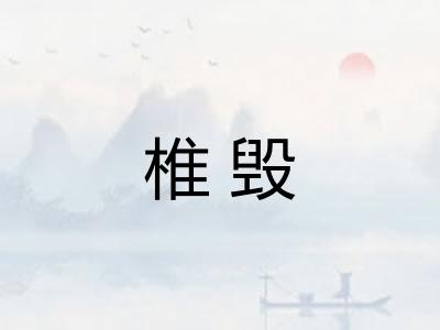 椎毁