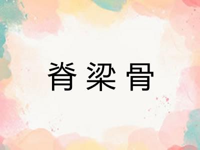脊梁骨