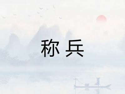 称兵