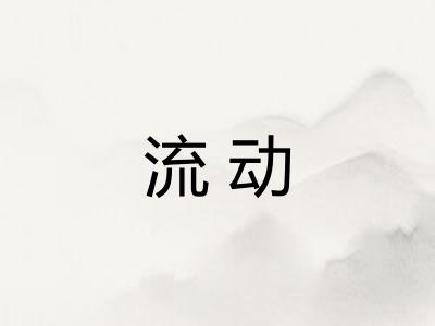 流动