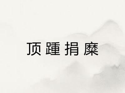 顶踵捐糜