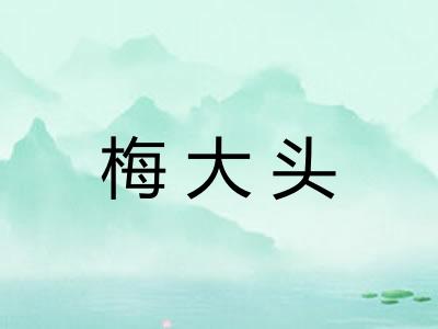 梅大头