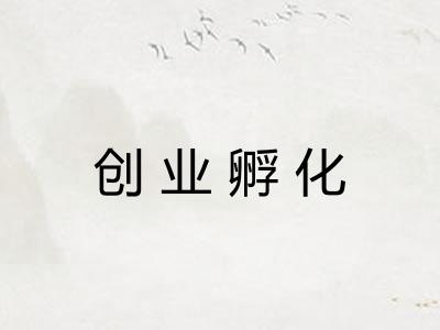 创业孵化