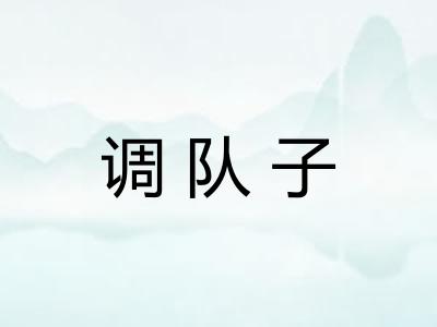 调队子