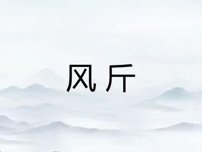 风斤