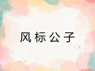 风标公子