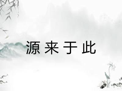 源来于此
