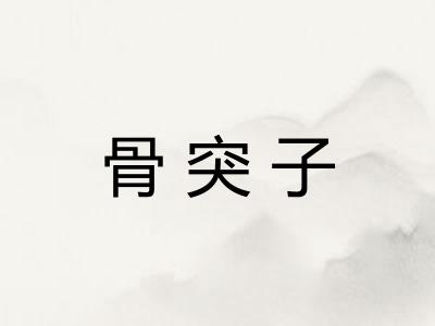 骨突子