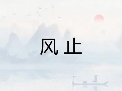 风止