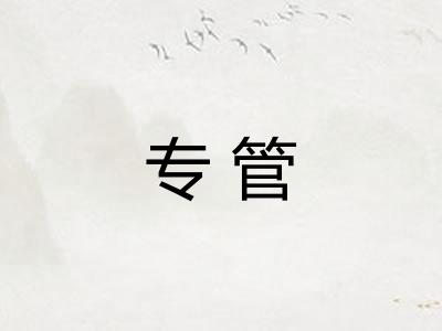 专管