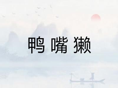 鸭嘴獭