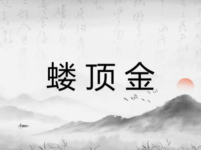 蝼顶金