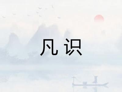 凡识