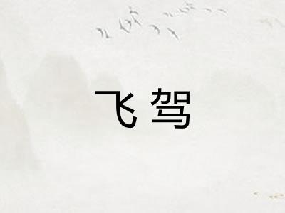 飞驾