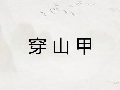 穿山甲