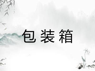 包装箱