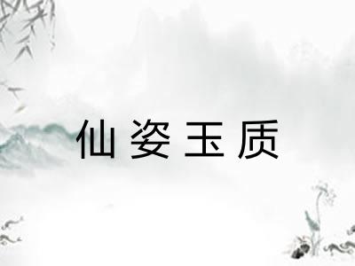 仙姿玉质