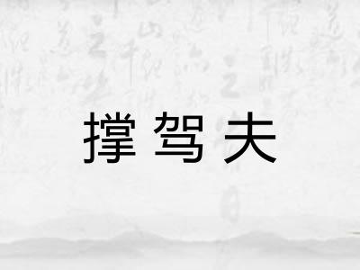 撑驾夫