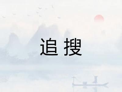 追搜