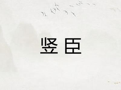 竖臣
