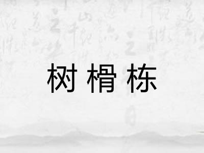 树榾栋
