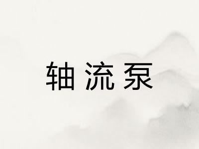 轴流泵