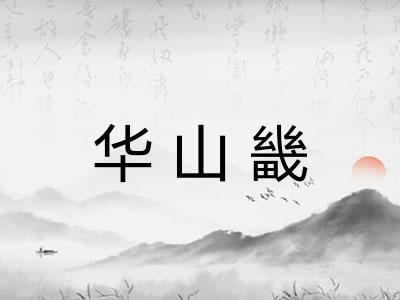 华山畿