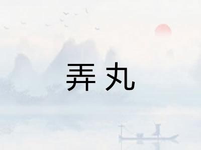 弄丸