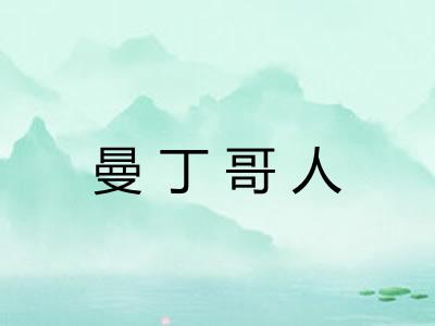 曼丁哥人