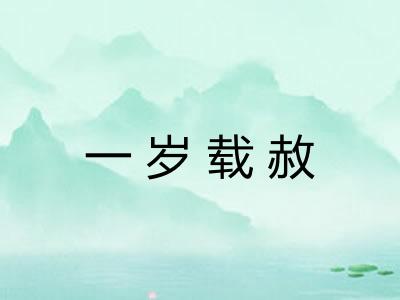一岁载赦