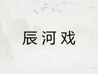 辰河戏